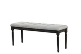 Room perspective view of Farah Gray Dining Room Set