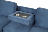 marcos grey sectional sofa with pull-out bed and storage chaise