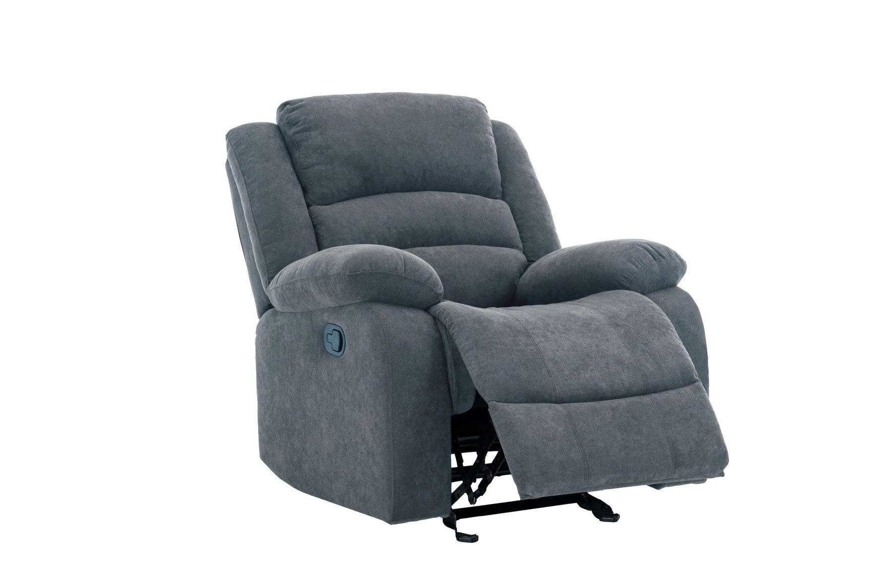 Dynamo2 charcoal sofa cupholder console detail