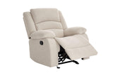 Recliner chair from Dynamo2 Sand 3-Piece Set in sand upholstery