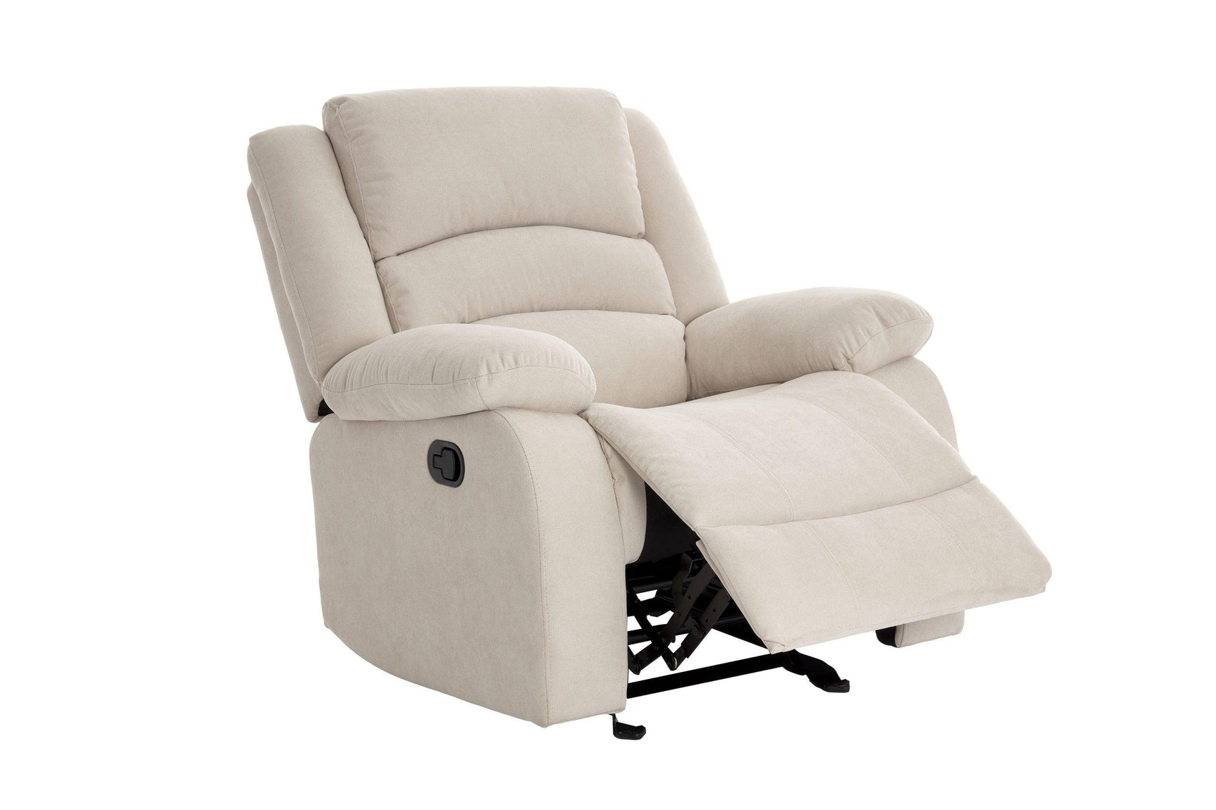 Recliner chair from Dynamo2 Sand 3-Piece Set in sand upholstery