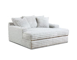 Quinn Fog Chaise Lounge side view