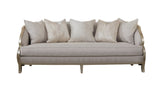 Detailed fabric upholstery on Alexandra furniture