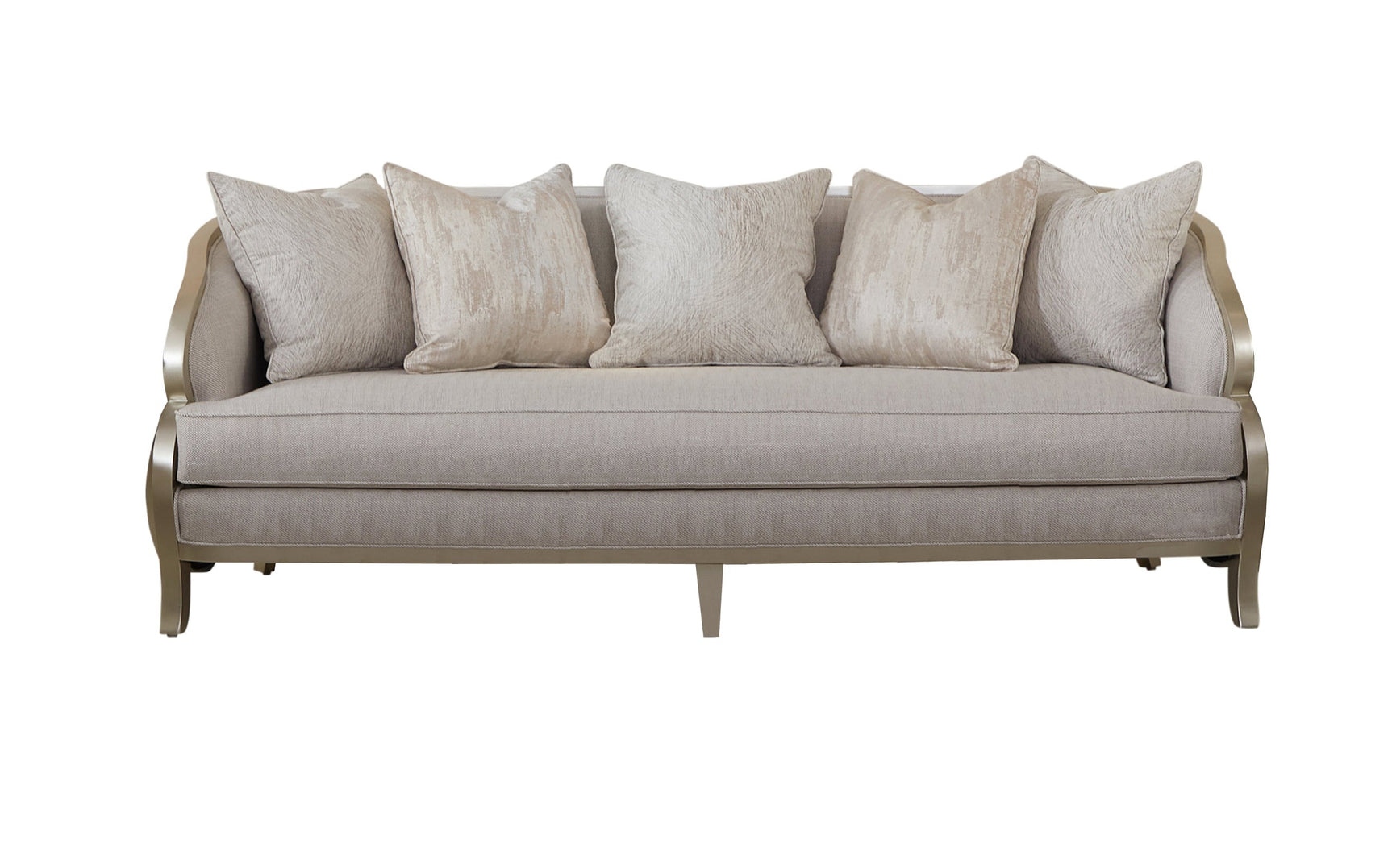 Detailed fabric upholstery on Alexandra furniture