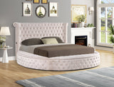 Penthouse King Bed side angle showing storage feature
