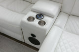 Close-up of recliner controls on Champion sectional