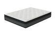 Icetech White&Gray&Black Modern Memory Foam Luxury Firm Queen Mattress - Ella Furniture