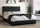 Hectic Black Platform Queen Bed