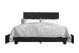 Hectic Black Platform Queen Bed