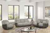 Lisa Gray reclining sofa side view