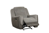 Lisa Gray reclining loveseat side view