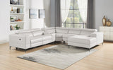 Milano Pearl sectional showing power recliner and seating arrangement