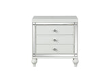 Close-up of Stars White nightstand with drawer