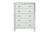 Stars White dresser drawer hardware detail