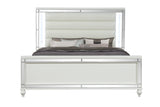 Stars White chest with drawers angled view