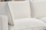 Cloud White Boucle Modular Sectional