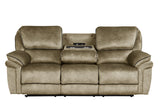 Perry Brown oversized reclining sofa set side view