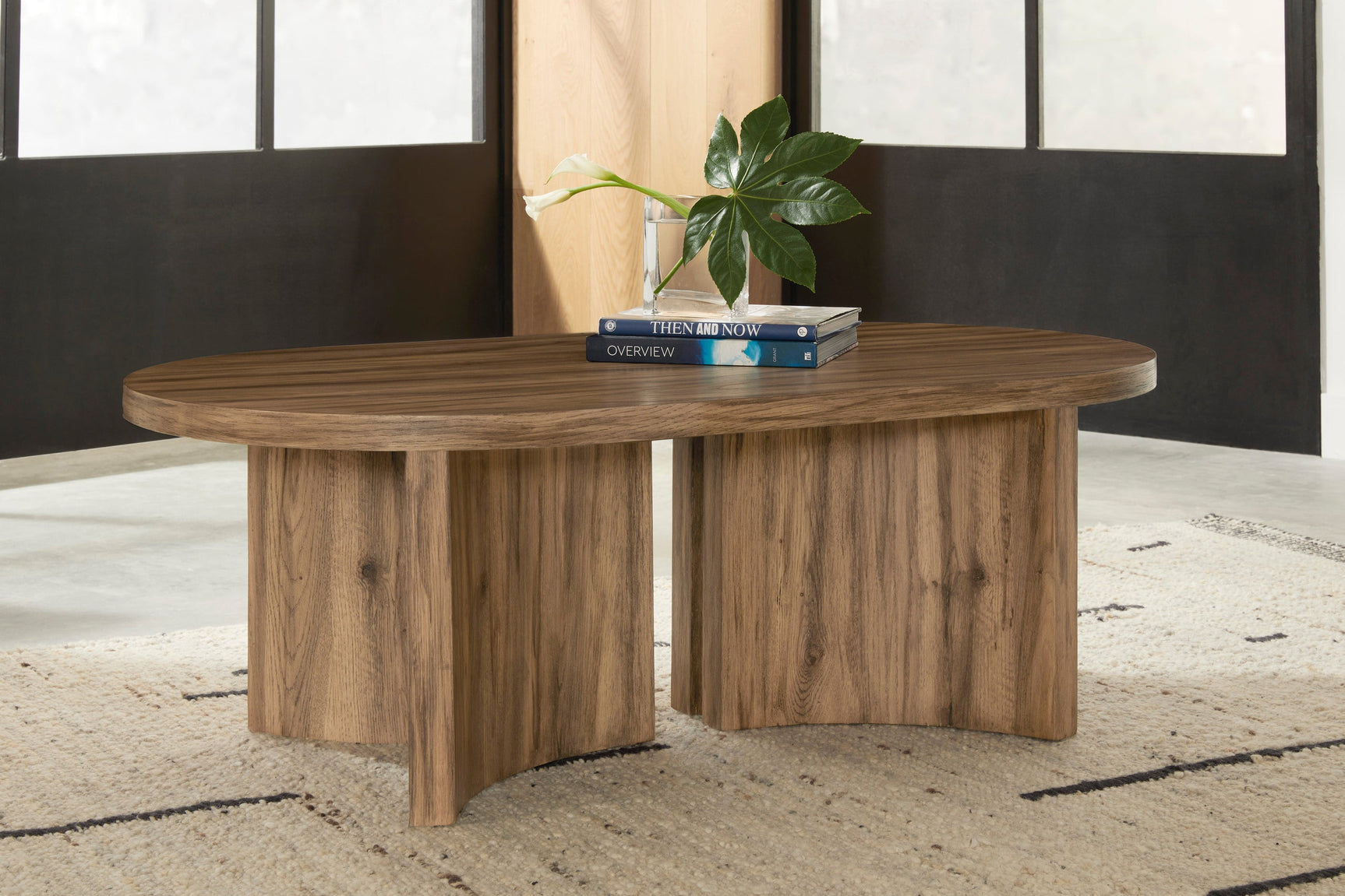 Austanny occasional table set showing coffee and end table together