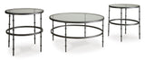 Kellyco Gunmetal Cocktail Table close-up