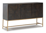 Top view of A4000316 Accent Cabinet with surface space