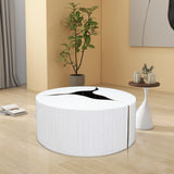 Ashton White Coffee Table top angle