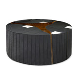 Ashton Black Coffee Table side angle