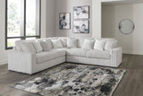 Detail of upholstery on Ashley 259-03 Sectional