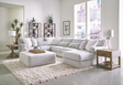 Jackson Light Gray 3-Piece Oversized Sectional Sofa main view