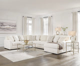 Ashley 619 Oversized Sectional sofa side angle view