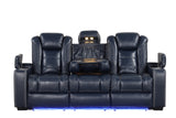 Footrest with LED lighting on Stefano40 recliner