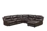 Lionel sectional side view with reclined seat
