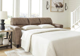 Ashley Fossil Queen Sofa Sleeper side view