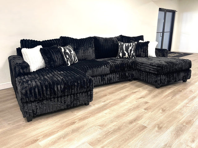 main view of Fil Black Sectional sectional sofa