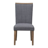 Alternate main view of Dolores Brown Gray Rectangular Dining Table with 8 Chairs