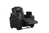 Stefano Black 3-Piece Reclining Set