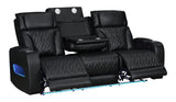 Side view of Dubai chair with power headrest control
