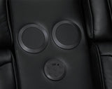 Armrest flip-top storage compartment with cup holder