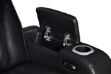 LED lighting detail on Dubai power reclining sofa