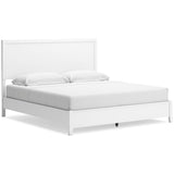 Binterglen White Panel Queen Bed close-up detail