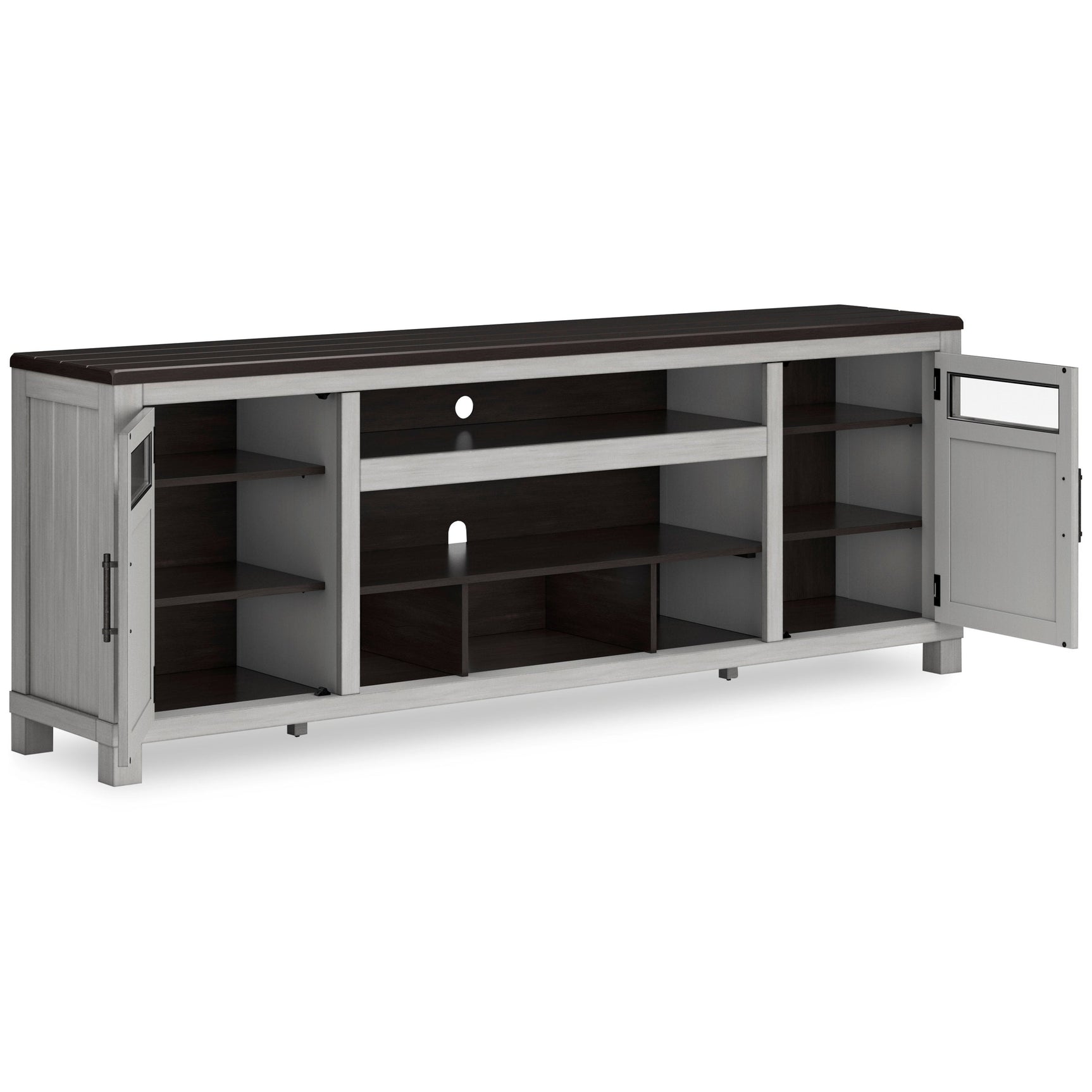 Darborn Gray Brown TV Stand