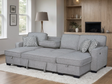 Sahara Gray Double Storage Chaise Sectional sectional sofa main view