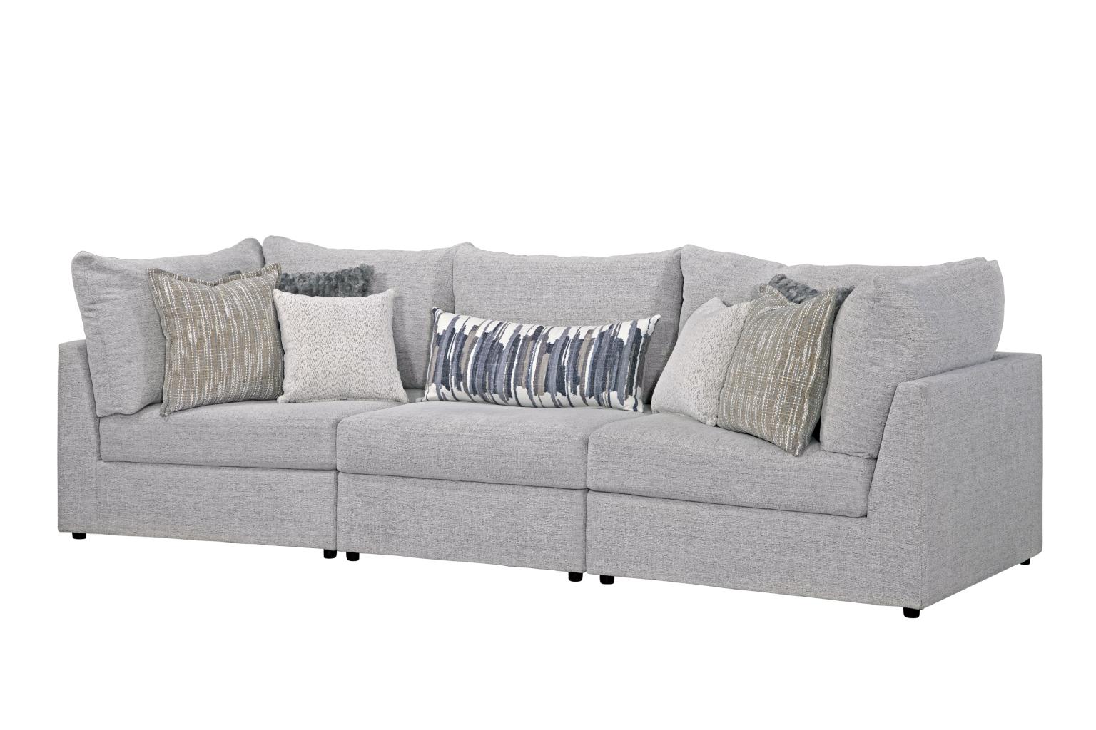 Behold 4-Piece Modular Sectional sofa in room setting