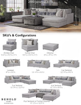 Behold 4-Piece Modular Sectional sectional sofa room perspective