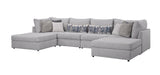 Behold 4-Piece Modular Sectional sofa side view