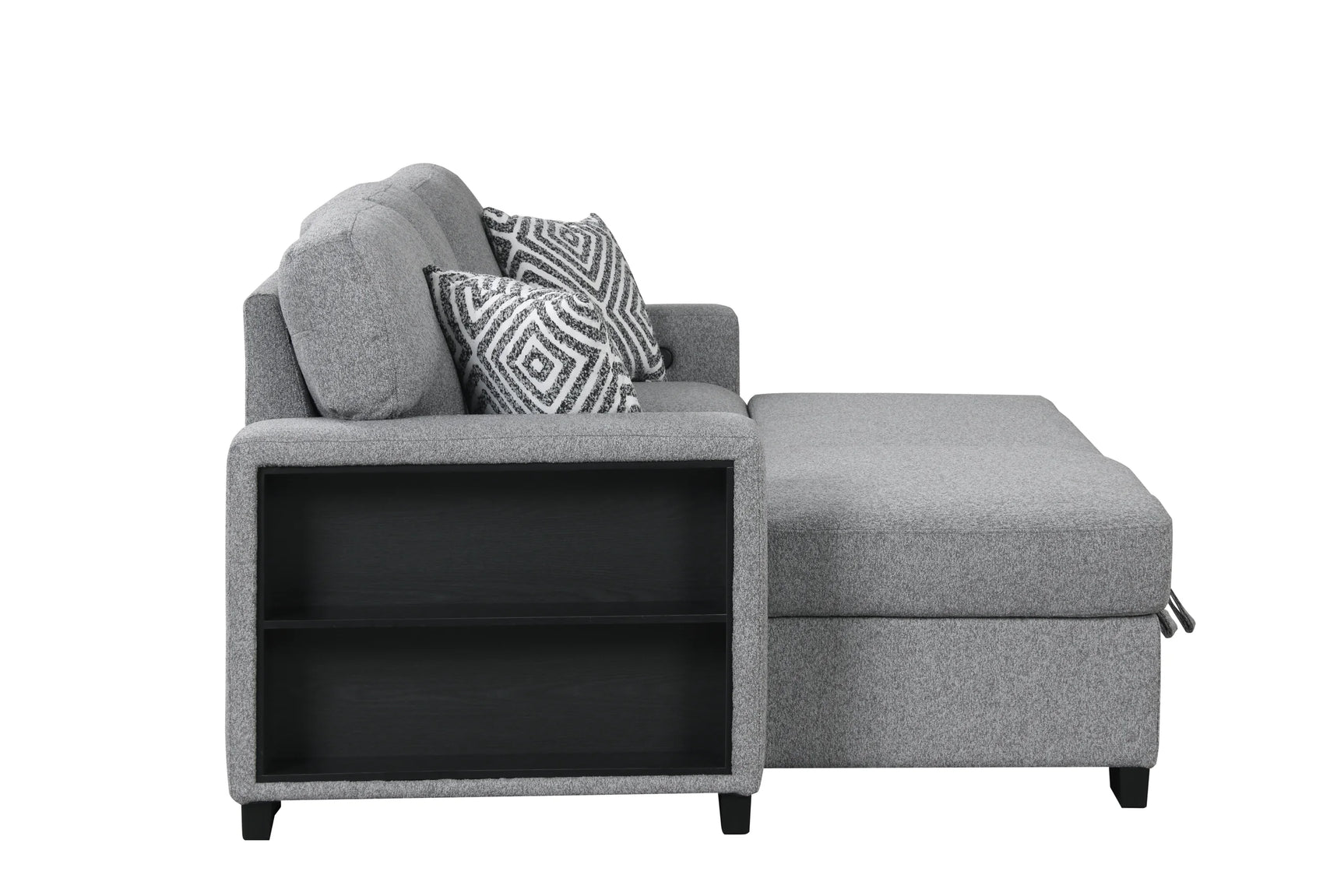 alternate side view of sectional