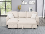 Living room setup with sectional