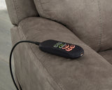 Back view of Kiha Fossil Power Lift Recliner