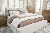 Jully Upholstered Platform Bed side angle