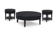 Marstream Black cocktail table front view
