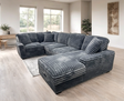 Allison Gray Sectional Sofa main view